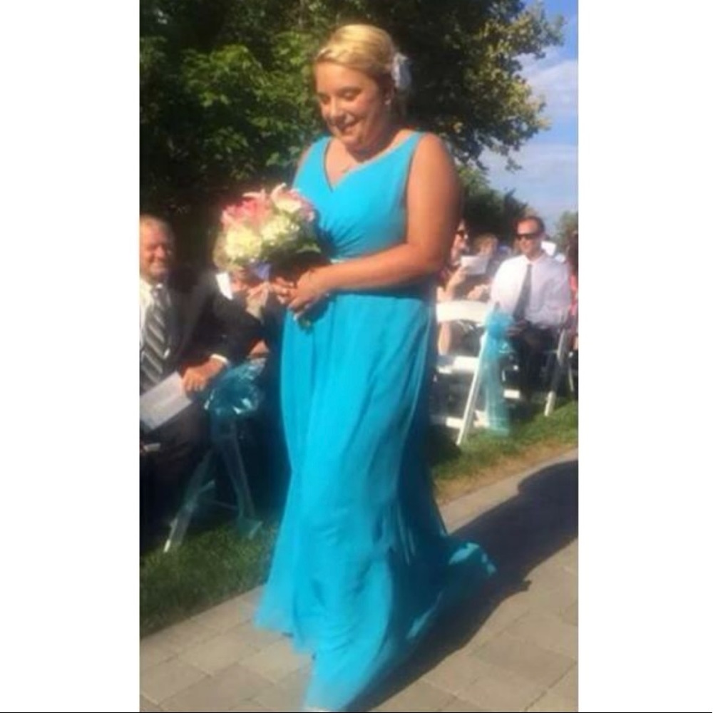 Blue prom dress - Picture 1 of 6